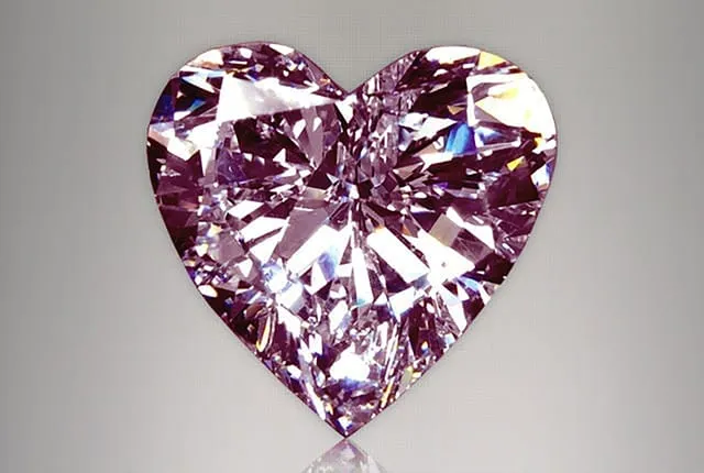 0.30 Carat Heart Pink Lab Diamond