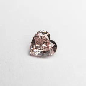 0.51ct 5.10x5.05x2.84mm GIA VS1 Fancy Orangy Pink Heart Brilliant  24153-01