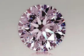 1.02 Carat Round Pink Lab Diamond