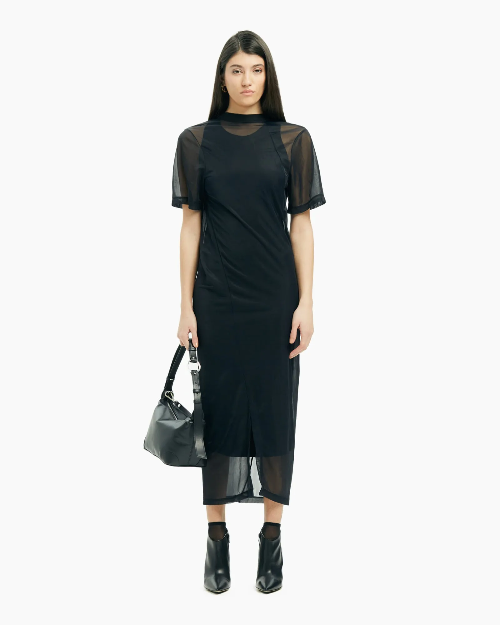 Abito midi see-through