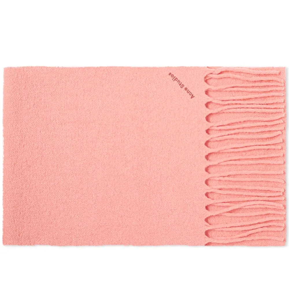 Acne Studios Villy ScarfCoral Red