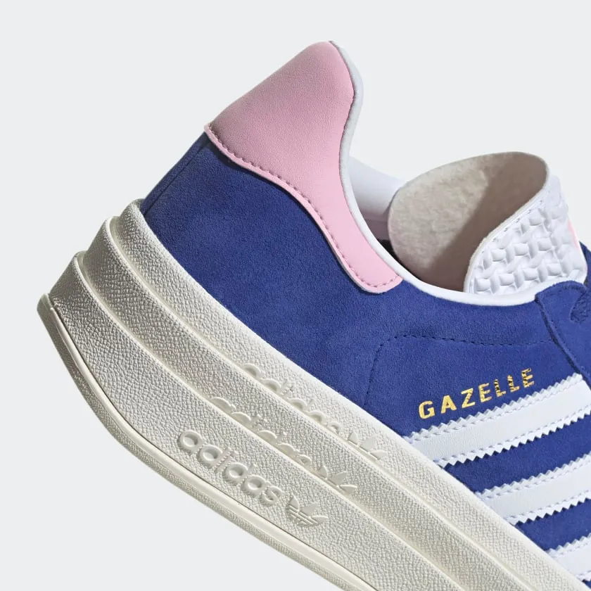 Adidas Gazelle Bold True Pink Semi Lucid Blue Core White HQ6894