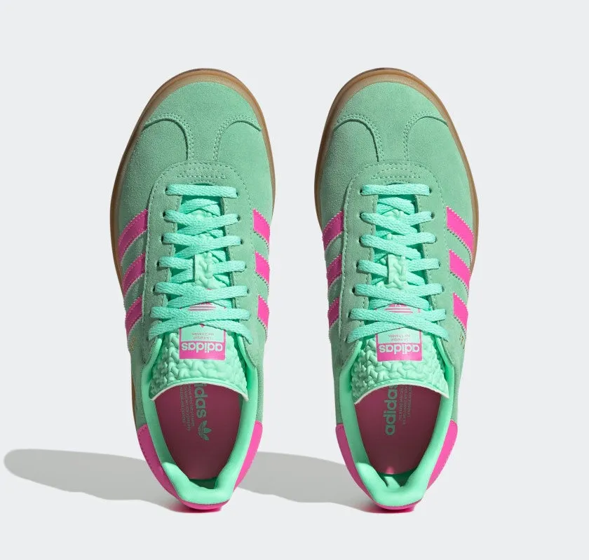 Adidas Originals Gazelle Bold Pulse Mint Screaming Pink Gum M2 H06125