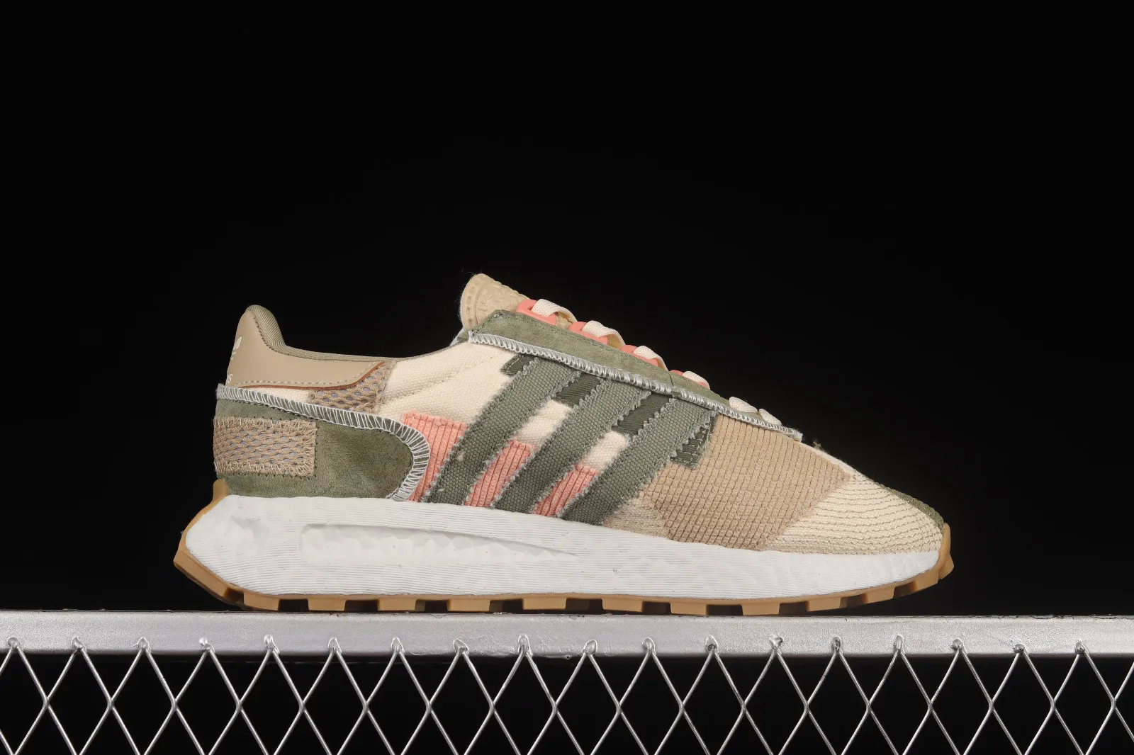 Adidas Originals Retropy E5 Olive Green Brown Pink Shoes GX6362