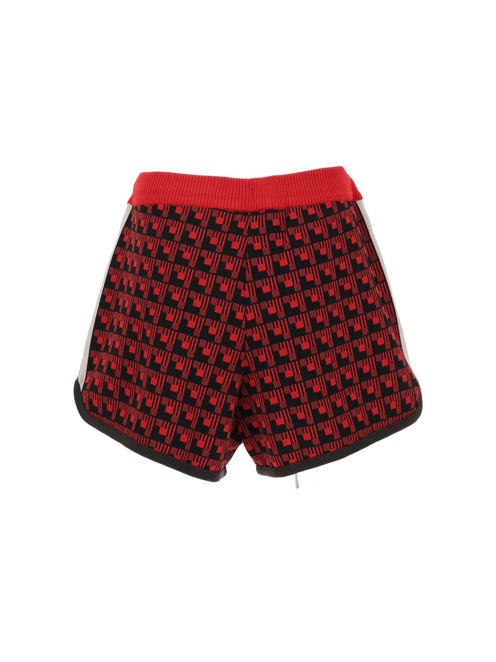 Adidas X Wales Bonner Logo Embroidered Patterned Knitted Shorts