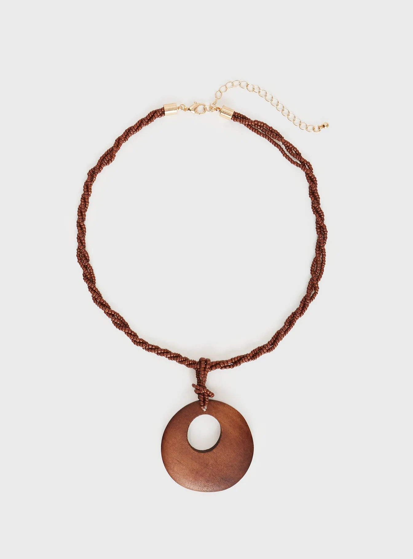 Aiko Necklace Brown