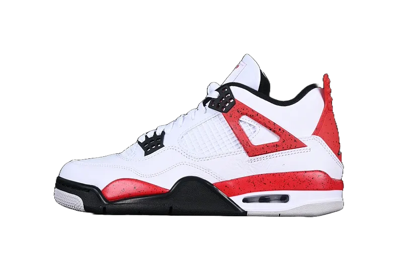 AIR JORDAN 4 RED CEMENT WHITE/RED/BLACK