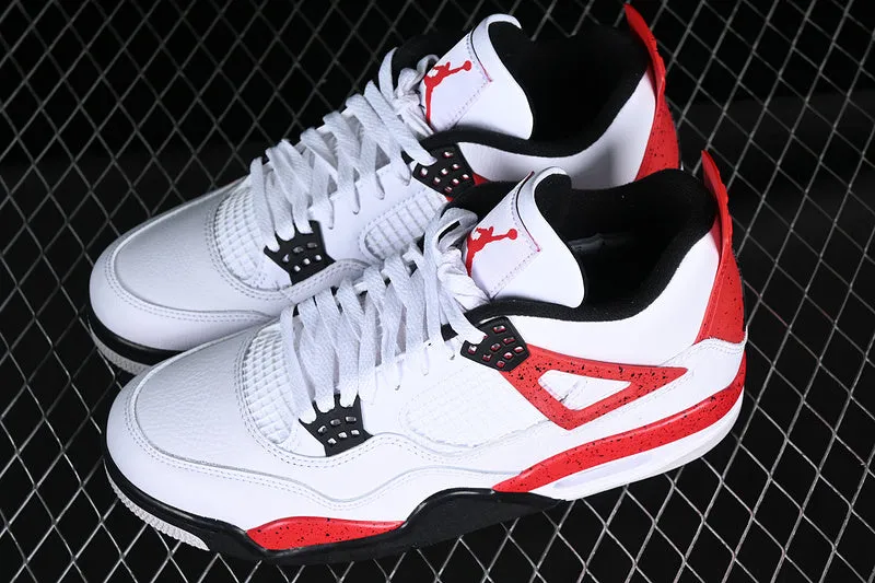 AIR JORDAN 4 RED CEMENT WHITE/RED/BLACK