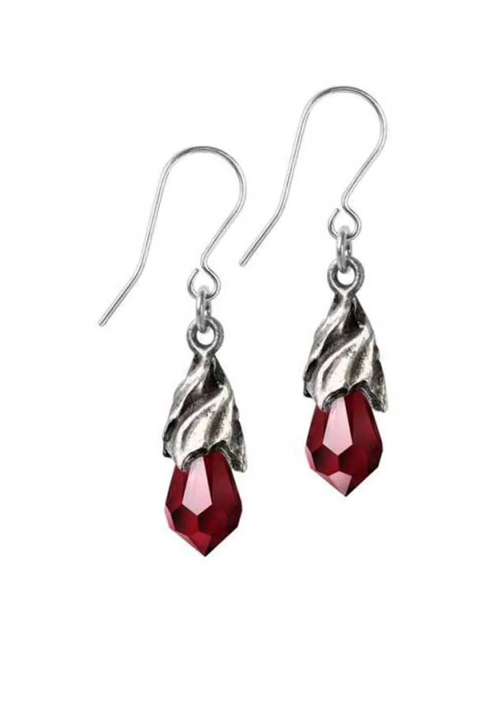 Alchemy Empyrean Tear Earrings Red