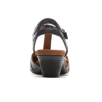  Aubrey T Strap Sandal in Navy CLOSEOUTS  