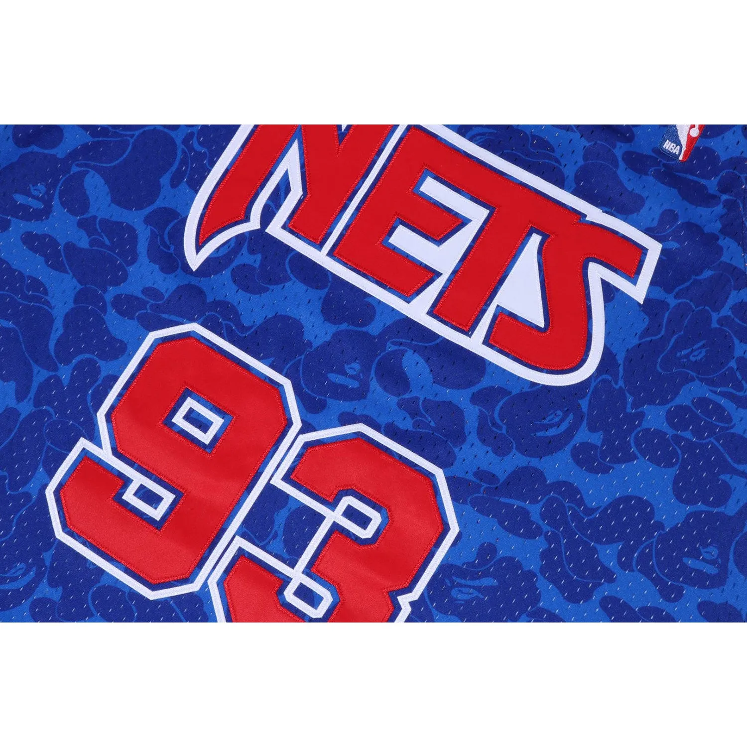 BAPE X MITCHELL & NESS BROOKLYN NETS JERSEY TANK TOP MENS