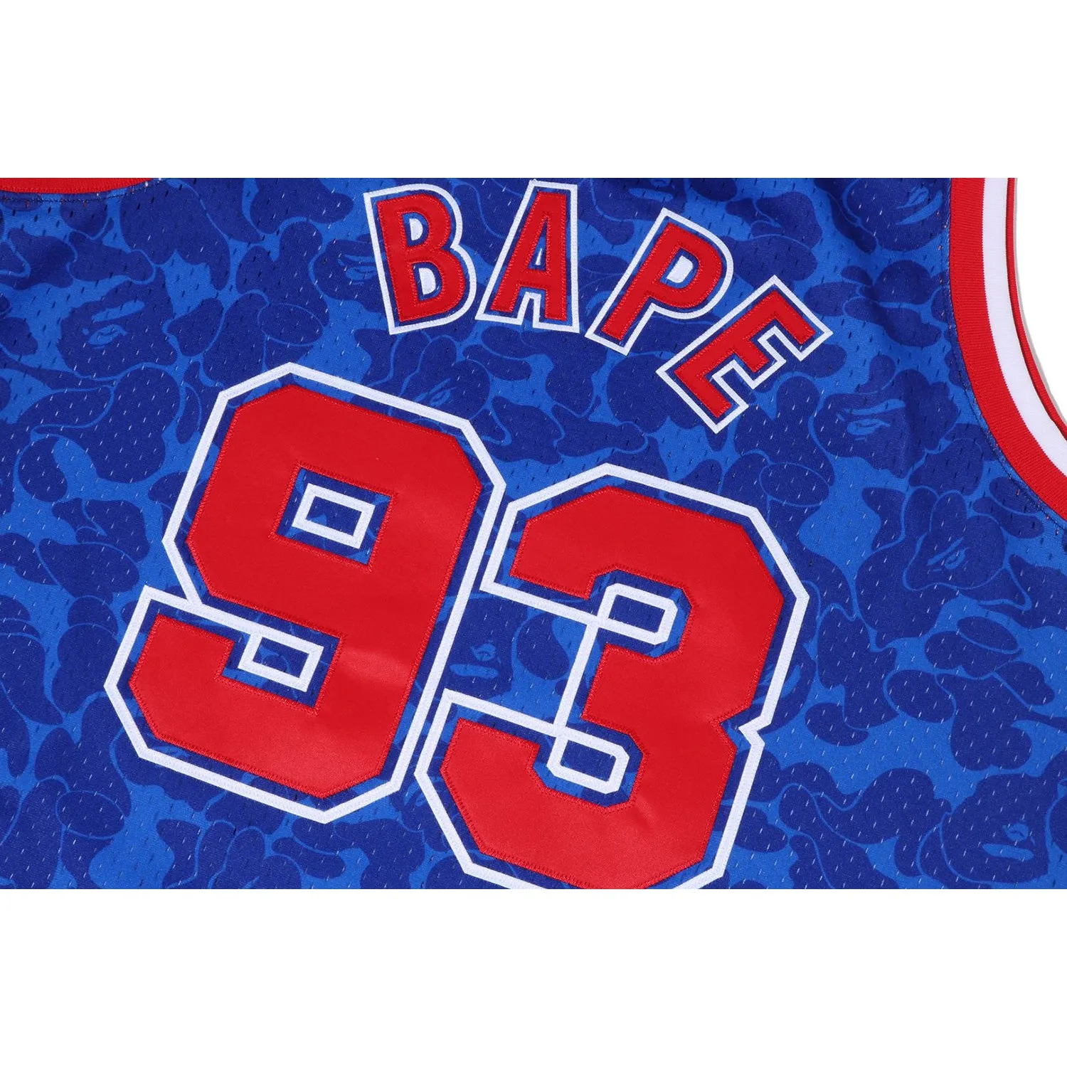 BAPE X MITCHELL & NESS BROOKLYN NETS JERSEY TANK TOP MENS