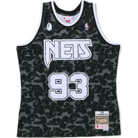 BAPE X MITCHELL & NESS BROOKLYN NETS JERSEY TANK TOP MENS