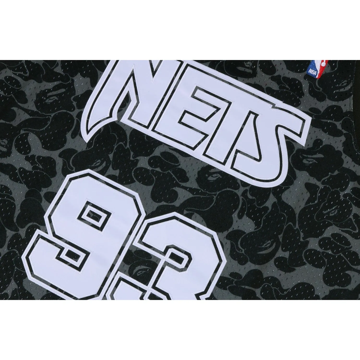 BAPE X MITCHELL & NESS BROOKLYN NETS JERSEY TANK TOP MENS