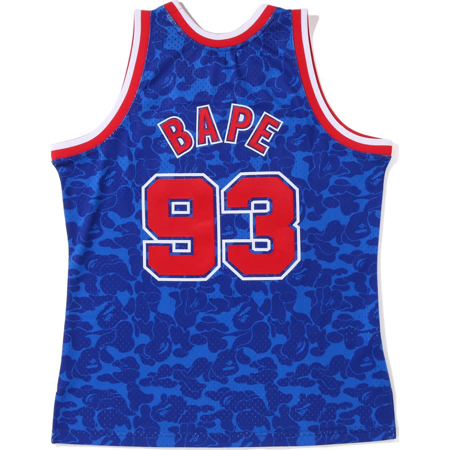 BAPE X MITCHELL & NESS BROOKLYN NETS JERSEY TANK TOP MENS