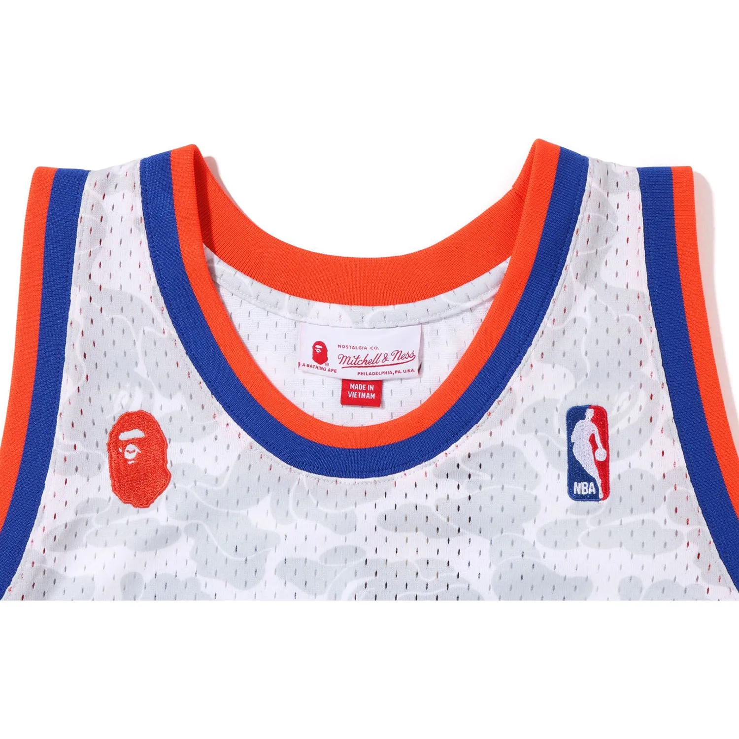 BAPE X MITCHELL & NESS NEW YORK KNICKS JERSEY TANK TOP MENS