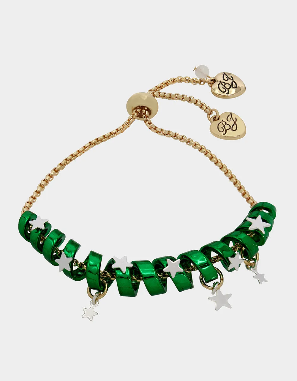 BETSEYS HOLIDAY COIL BRACELET GREEN