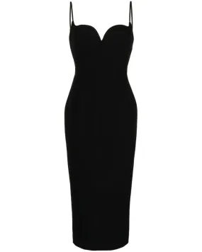 Black Loren Midi Dress