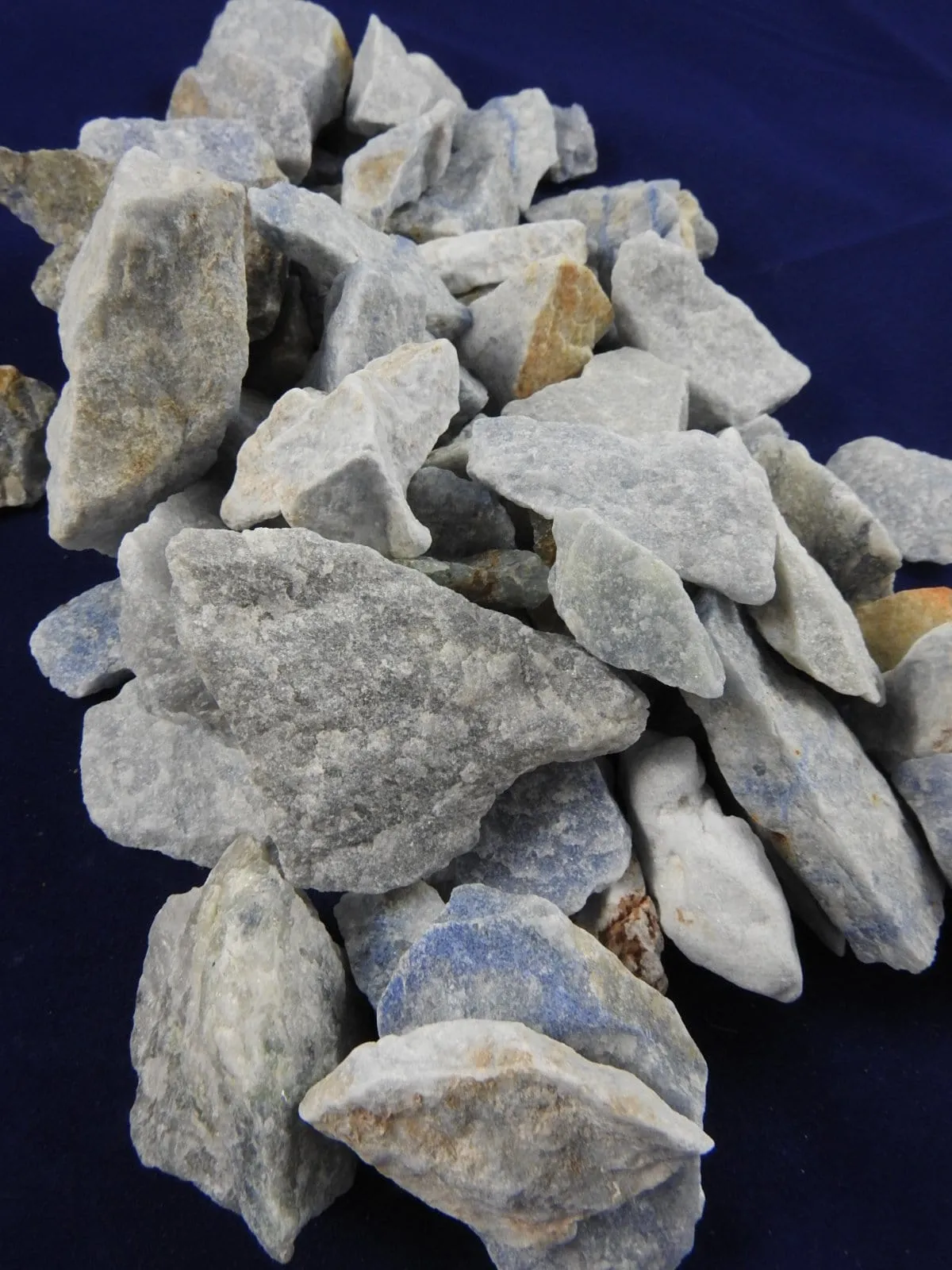 Blue Quartz Rough Bulk Portion