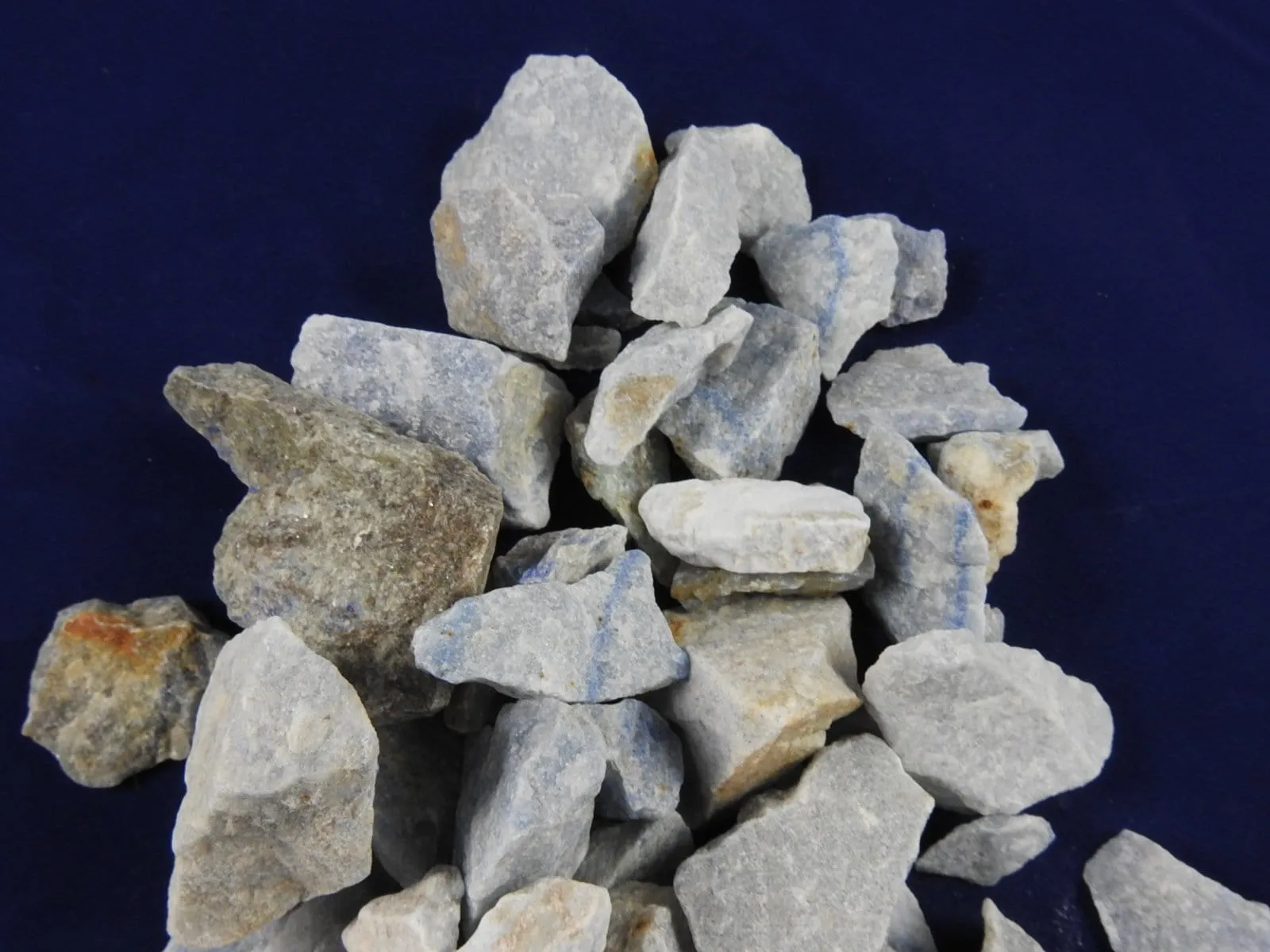 Blue Quartz Rough Bulk Portion