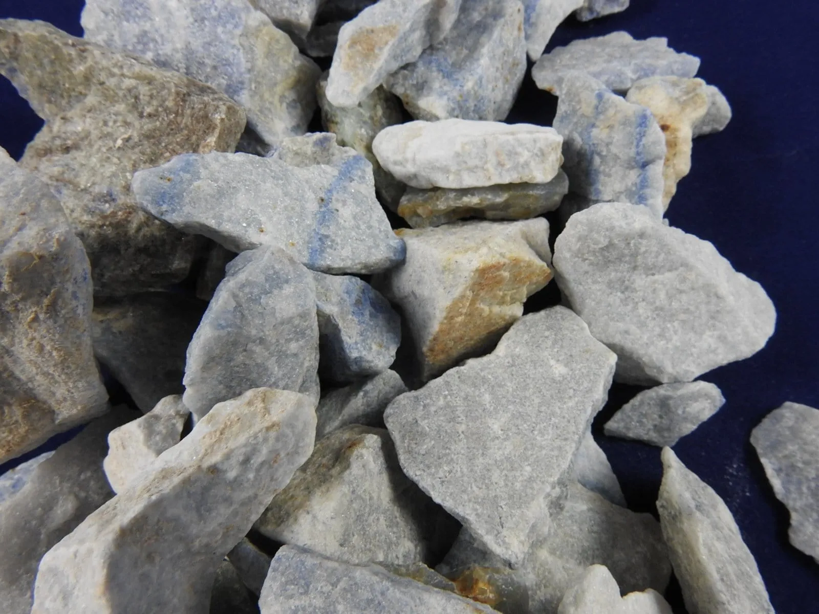 Blue Quartz Rough Bulk Portion