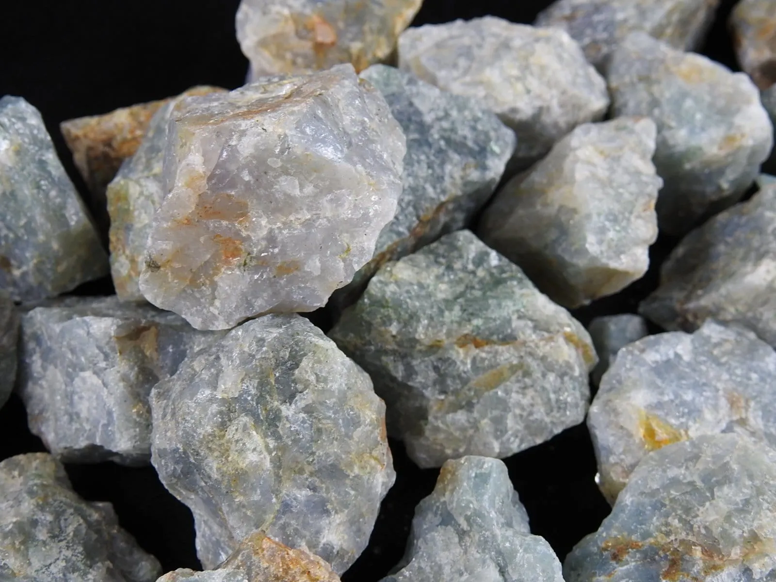 Blue Quartz Rough Bulk Portion