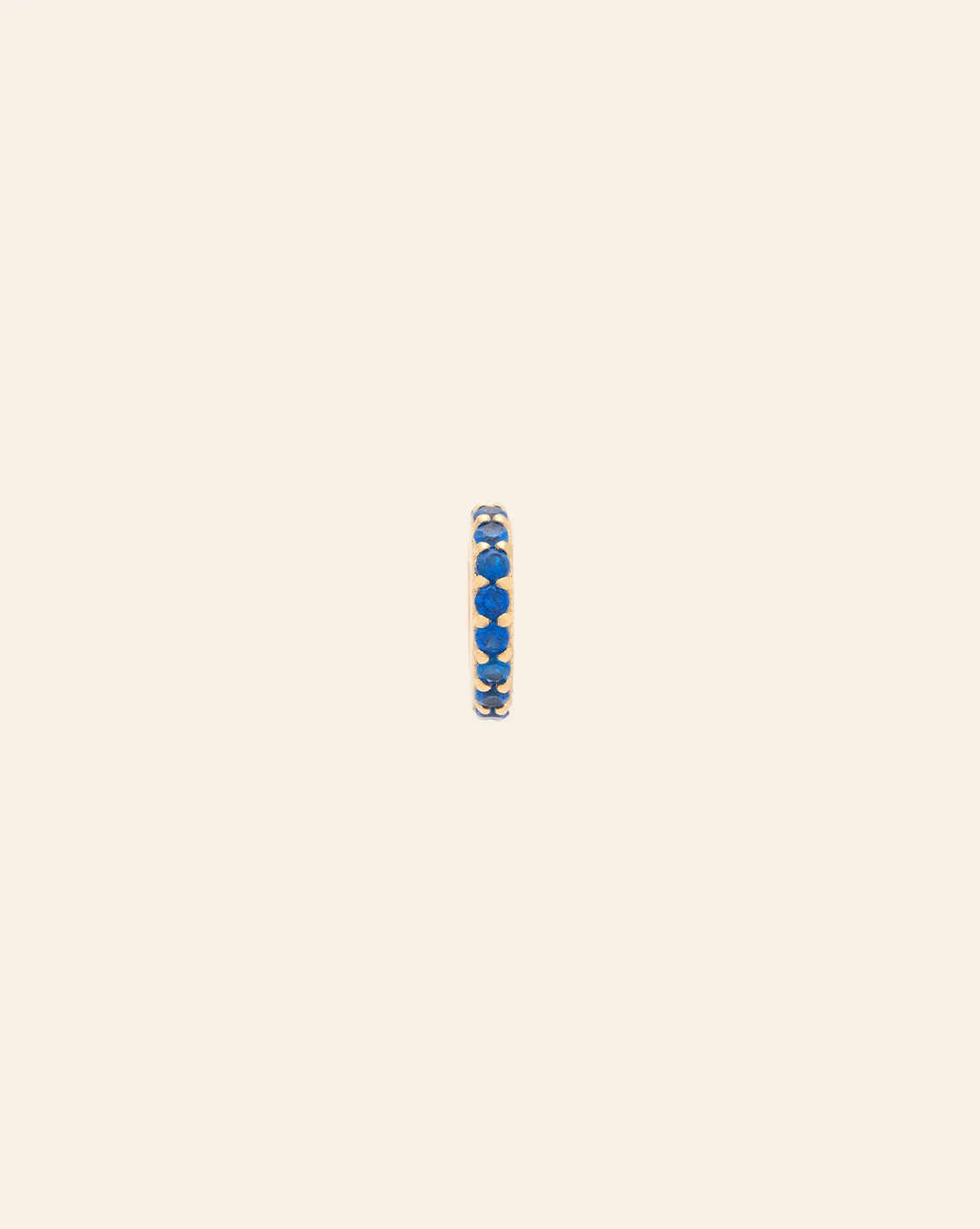 Blue Sapphire Eternity Spacer - Gold Vermeil