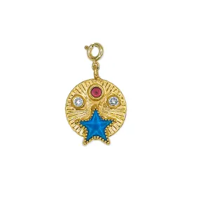 Blue Star Charm