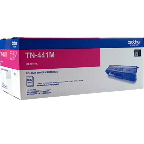 Brother TN-441 Toner Ink Cartridge Set Black/Cyan/Magenta/Yellow TN441 Genuine Original