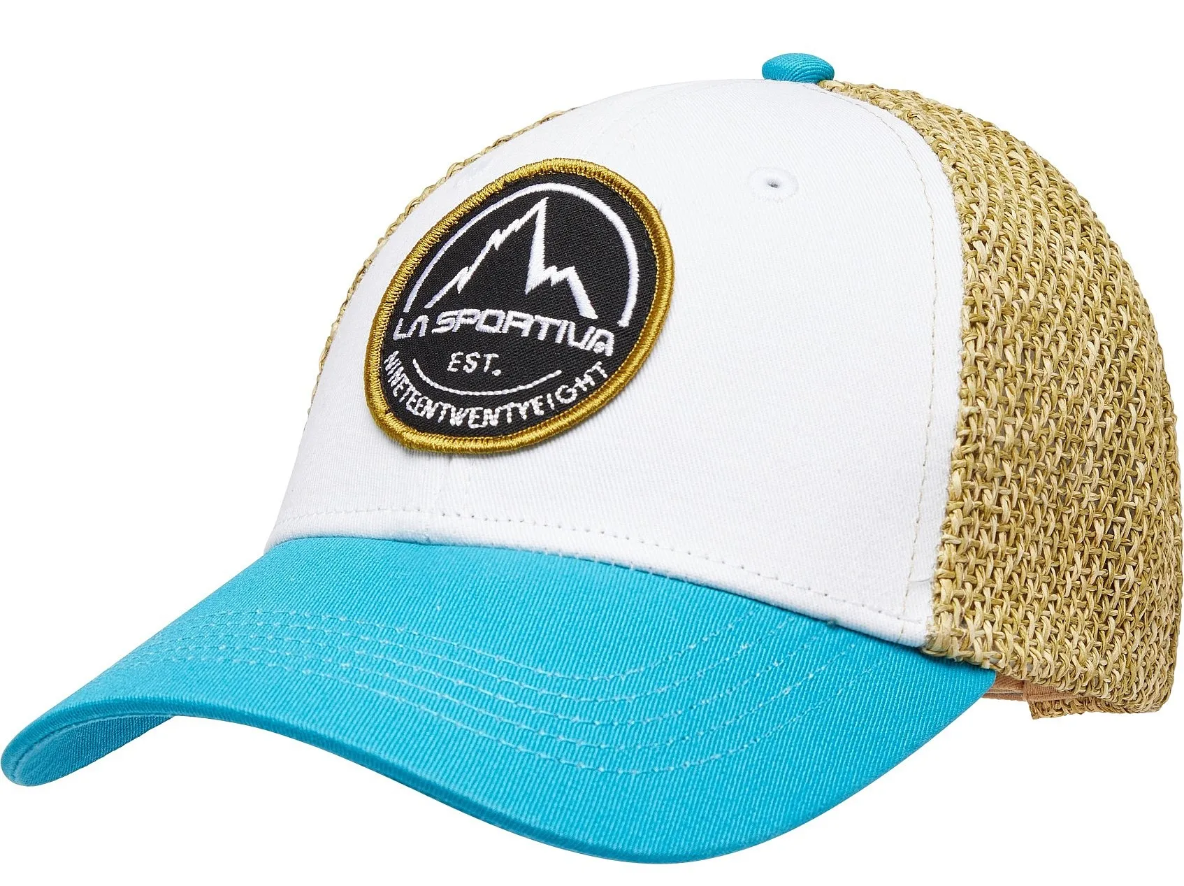 cap La Sportiva Belayer Cap - White/Tropic Blue