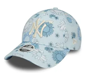 cap New Era 9FO Floral Aop MLB New York Yankees - Blue/White - women´s