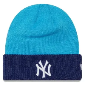 cap New Era Colour Block MLB New York Yankees Youth - Dak Blue/Light Blue - unisex junior