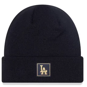 cap New Era Metallic Badge Cuff MLB Los Angeles Dodgers - Black/Metallic Gold - men´s