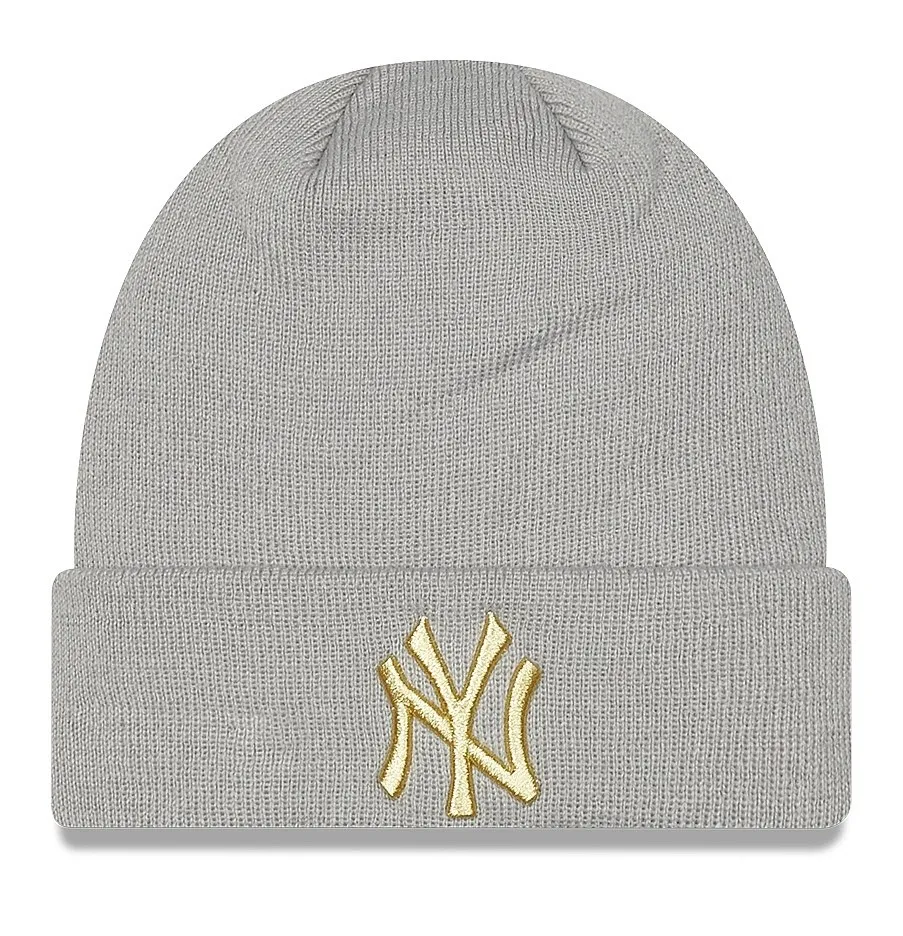 cap New Era Metallic Logo MLB New York Yankees - Grey/Gold - women´s