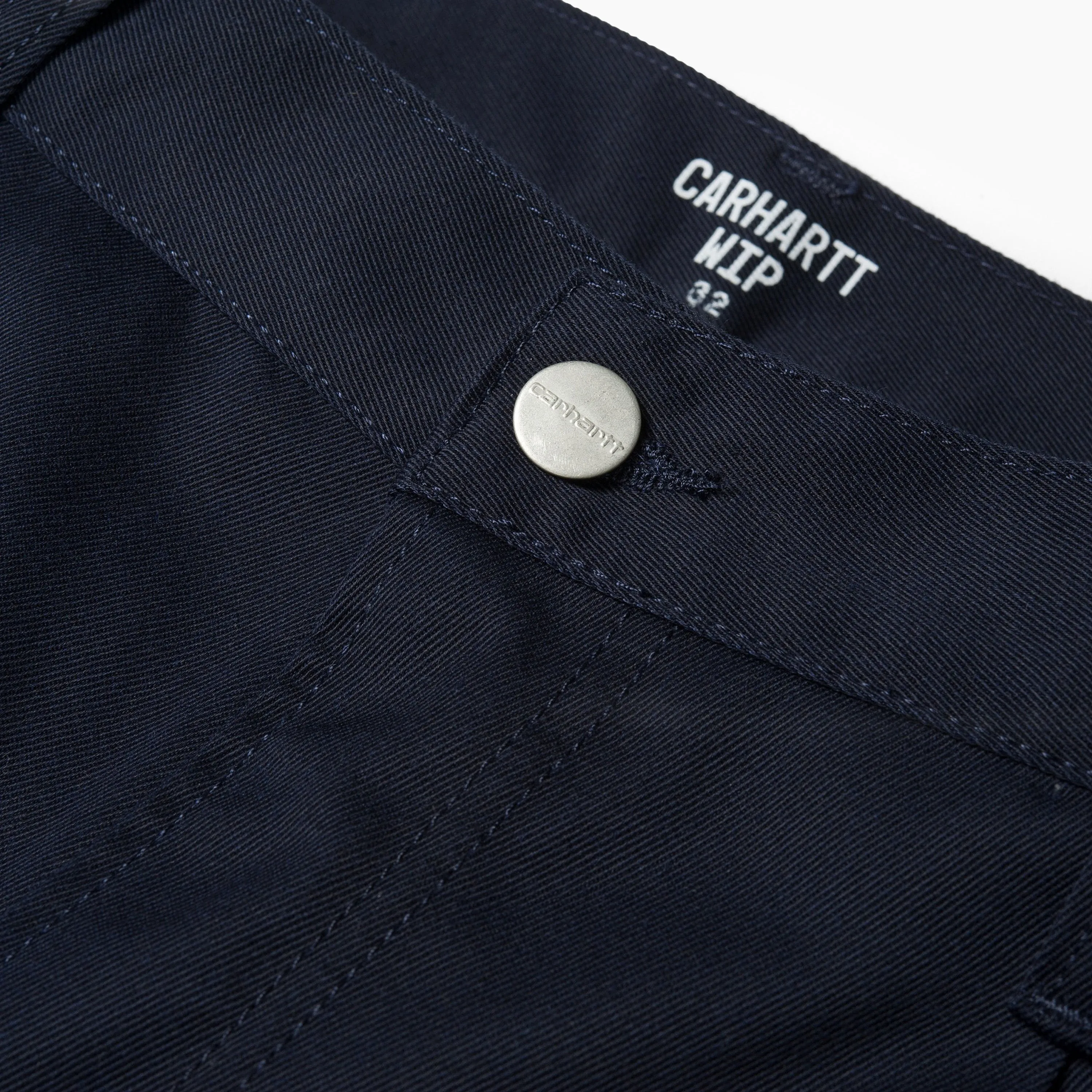 CARHARTT WIP ABBOT PANT DARK NAVY RINSED - I025813