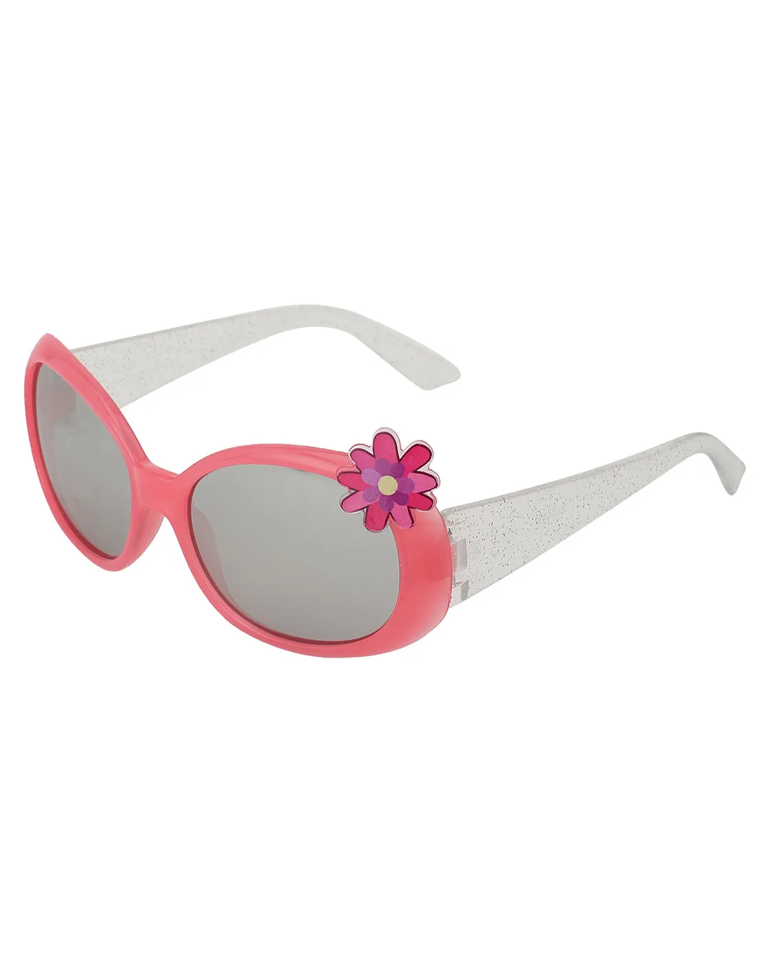 Carlton London Grey Lens & Pink Square Sunglasses For Girl