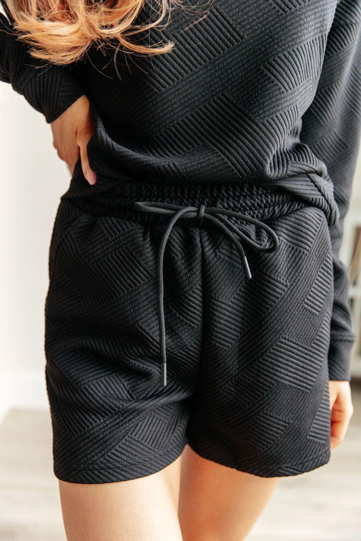 Chill Days Short Set in Black