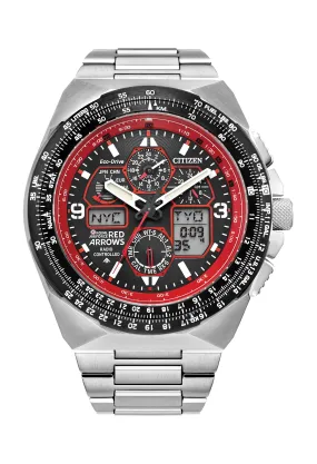 Citizen Gents Stainless Steel Red Arrows L.E Skyhawk A-T Bracelet Watch (Edition No 442 of 9,999)