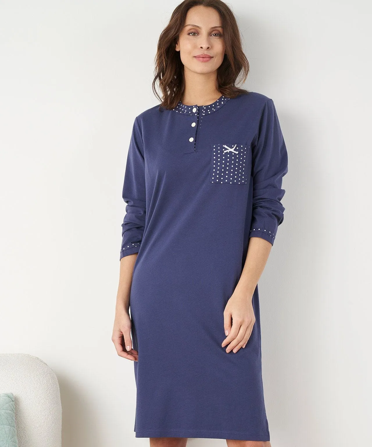 Cotton Jersey  Nightdress