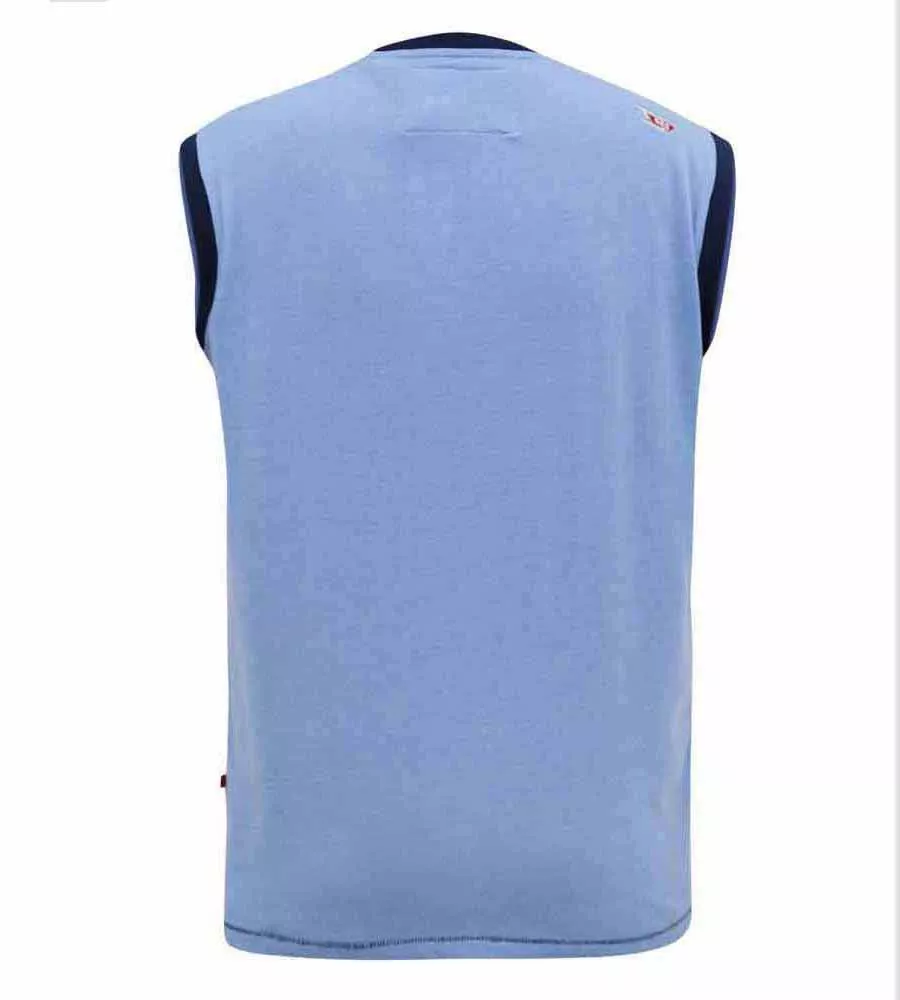 D555 Tall Mens Surfboard Printed Sleeveless T-Shirt (BRETTON)