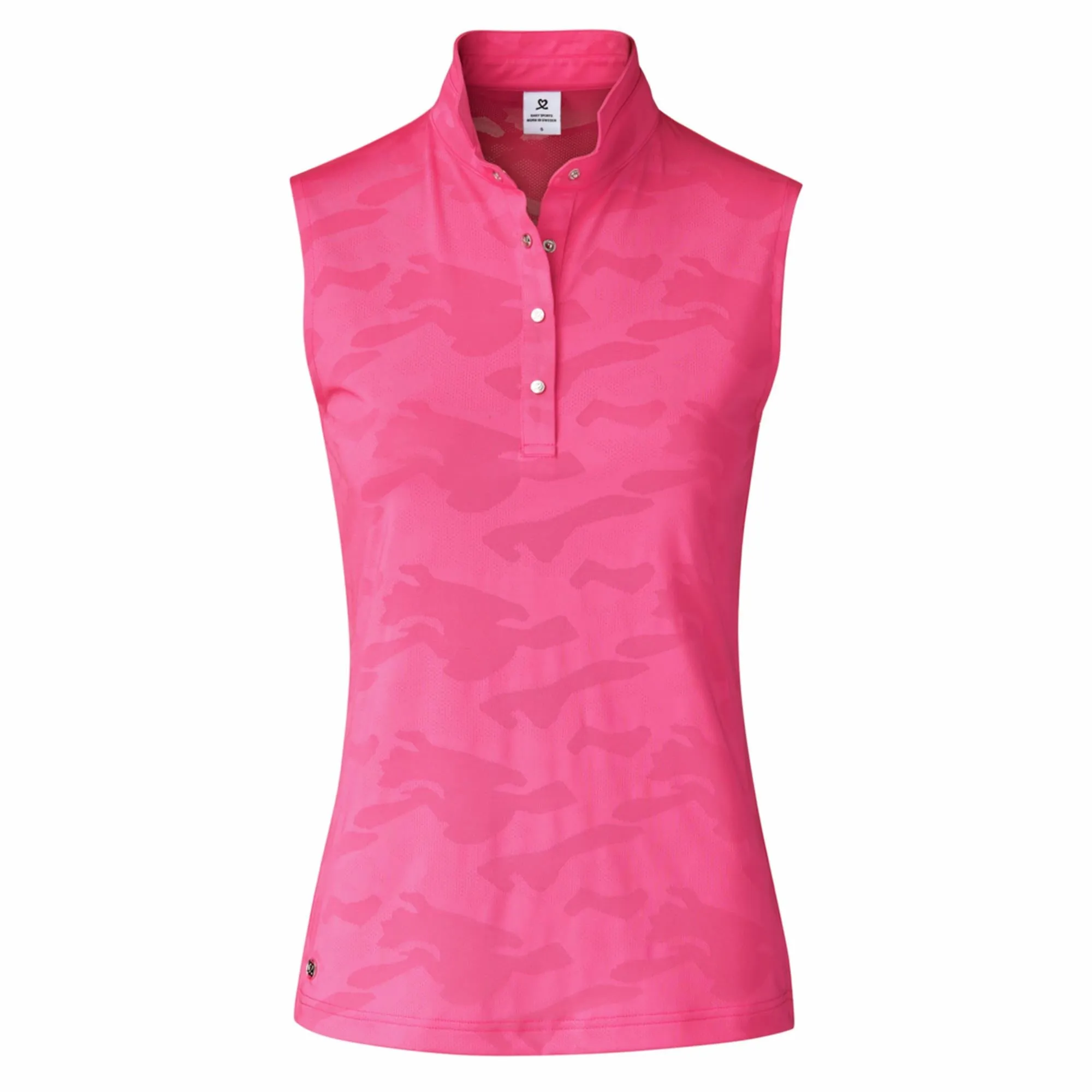 Daily Sports Jess Sleeveless Polo Shirt Dahlia