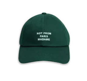 Drle de Monsieur - La Casquette Dark Green Slogan