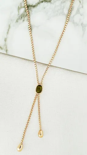 Envy Gold & Grey Necklace