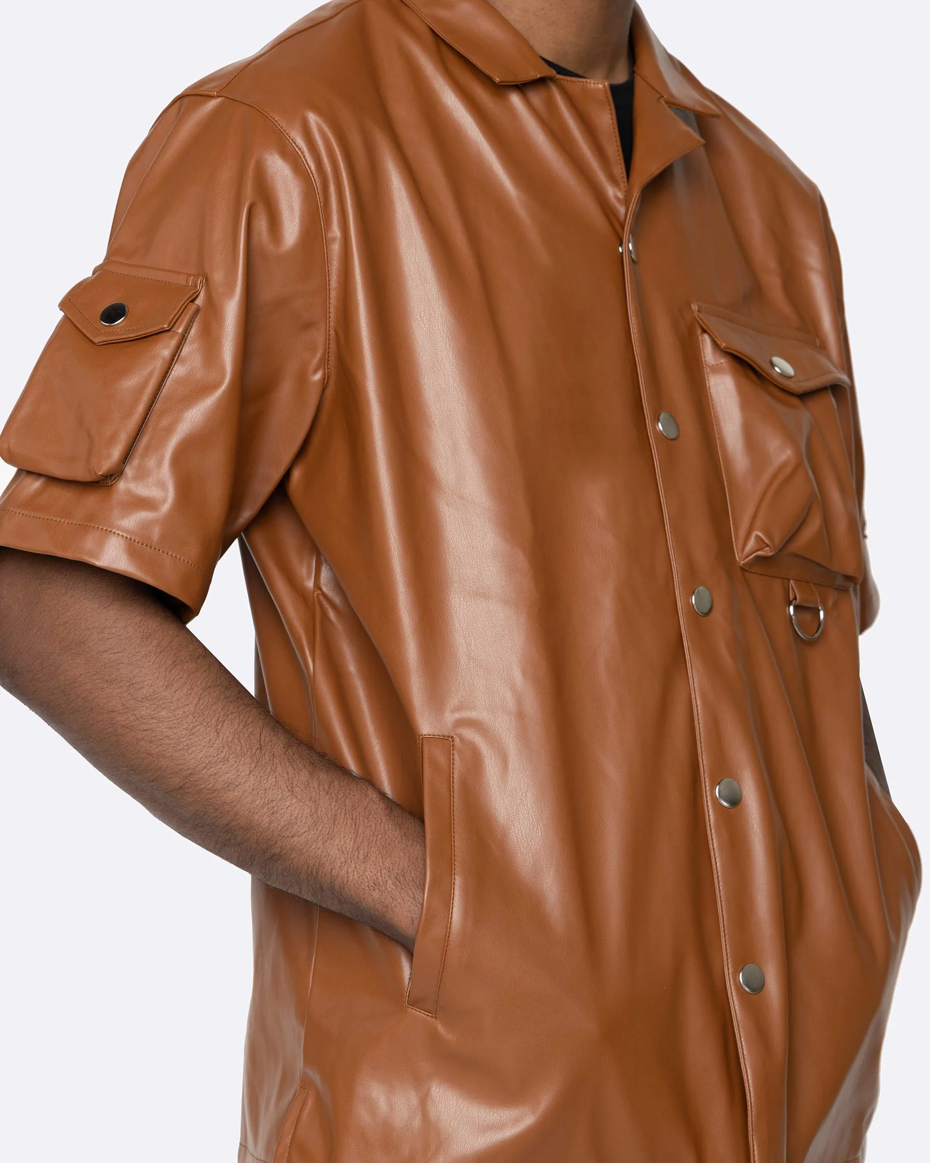 EPTM JOSIAH SHIRT-BROWN