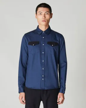 ERSATZ WESTERN MEN’S SHIRT | NAVY