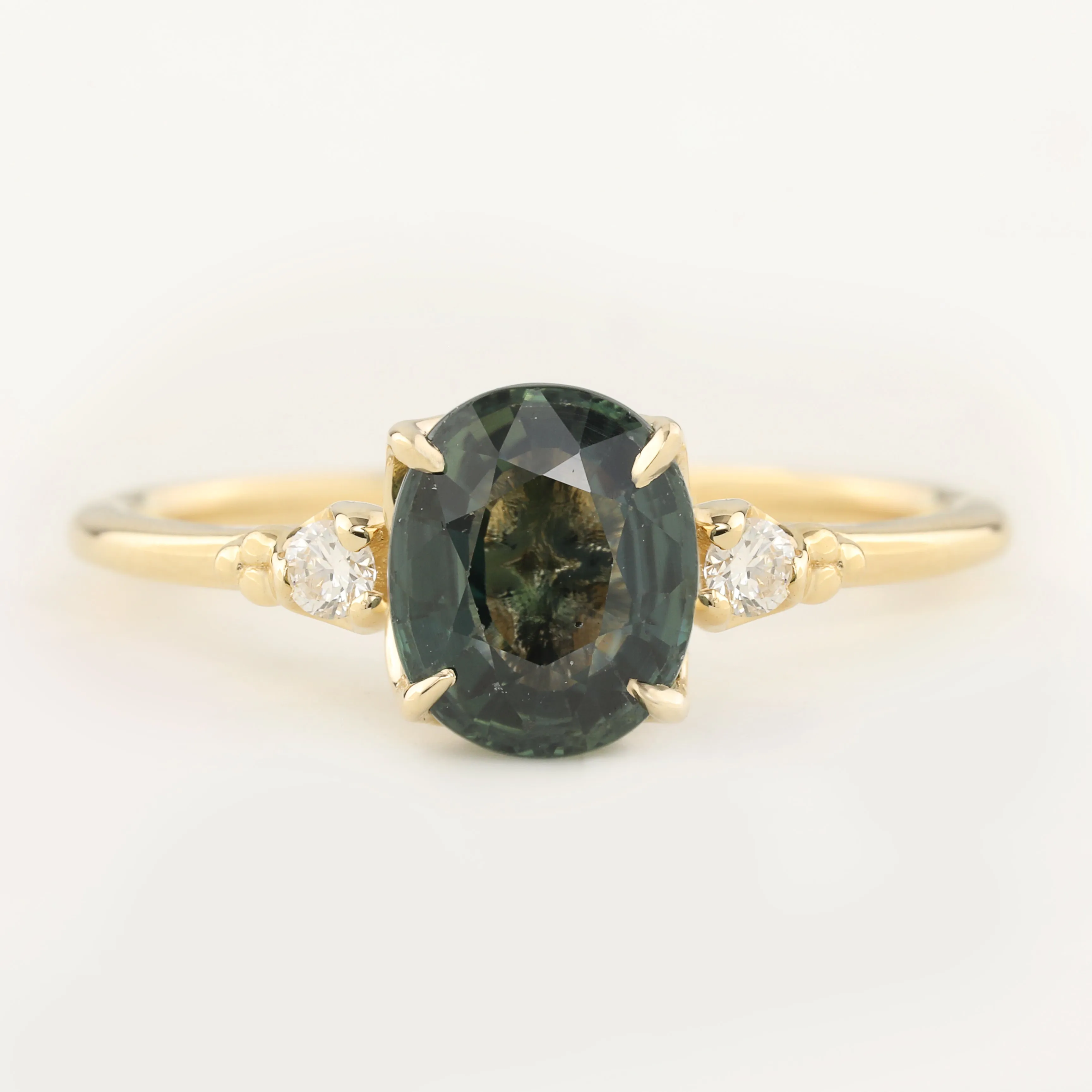 Estel Ring - 1.93ct Green Sapphire (One of a kind)