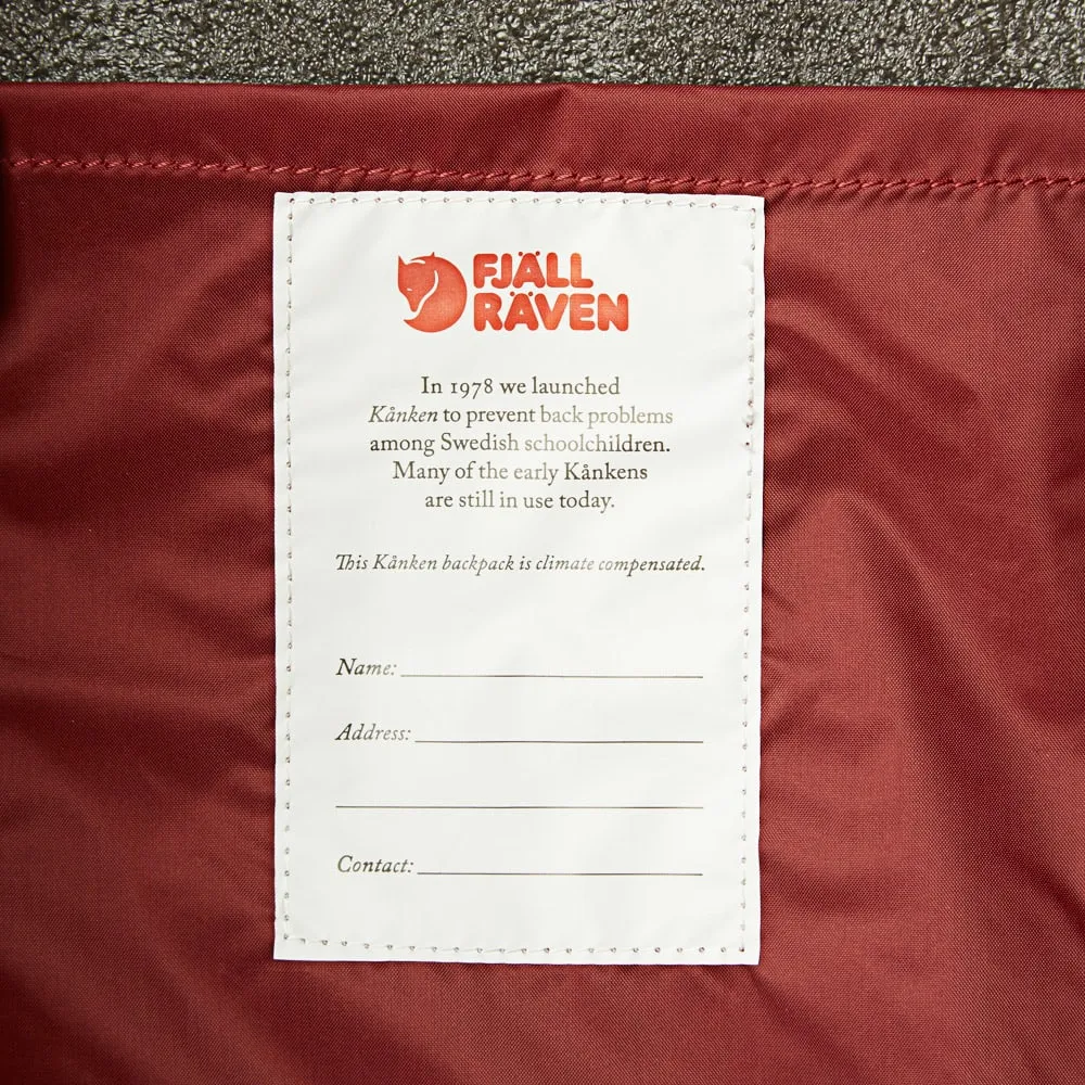 Fjällräven KånkenOx Red & Royal