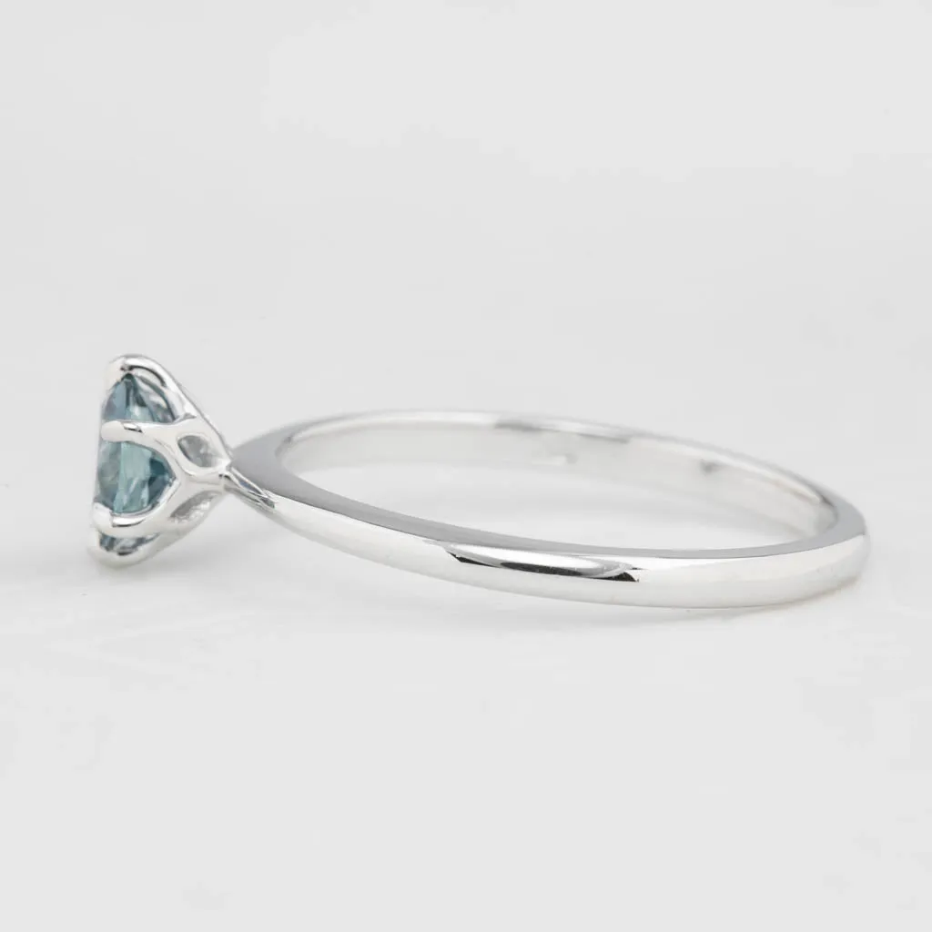 Floryn Ring 0.70ct Blue Montana Sapphire, 14K White Gold