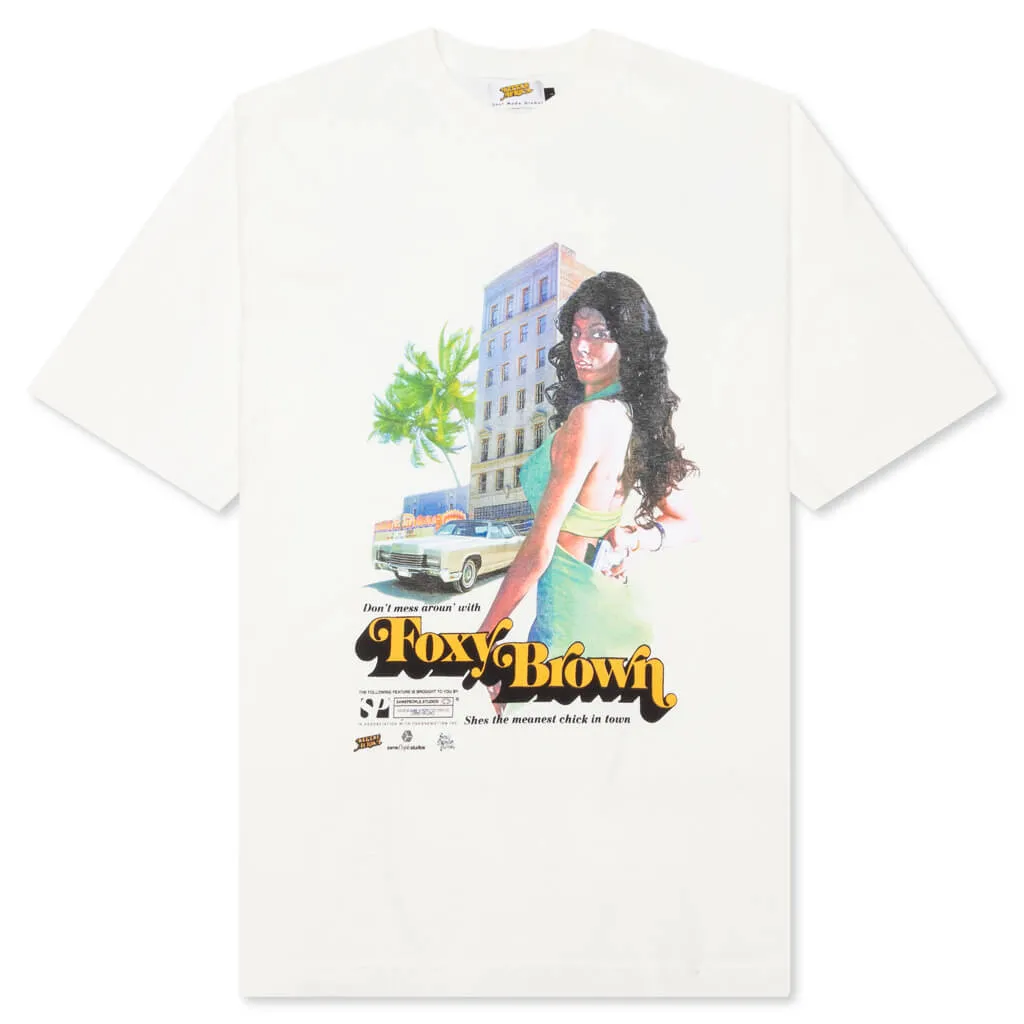 Foxy Brown Tee - White