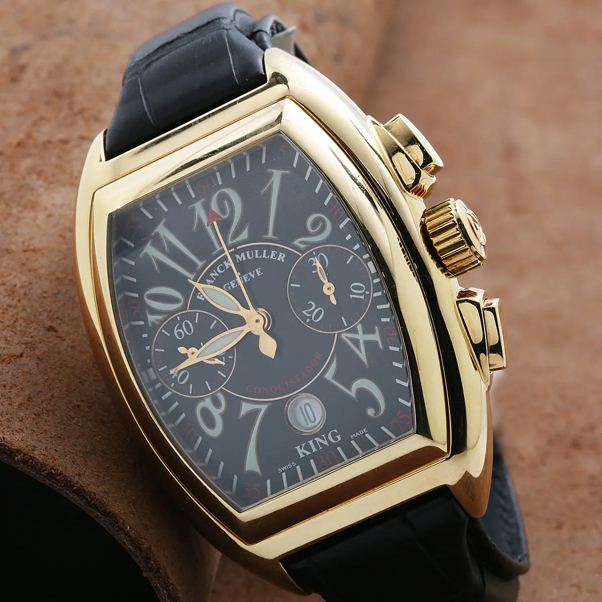 Franck Muller Conquistador 8001CC 40mm Black Dial